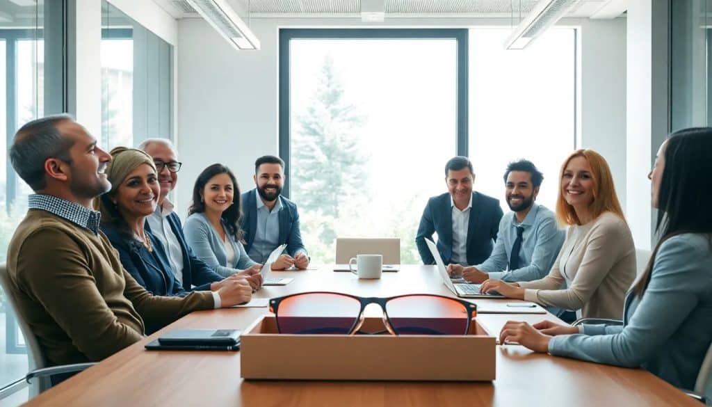 ¿Gafas graduadas a cargo de la empresa para los empleados?