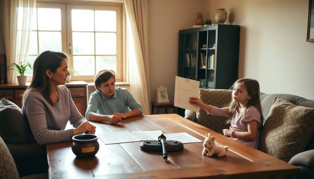 ¿Cómo se reparte la herencia entre la viuda y los hijos?